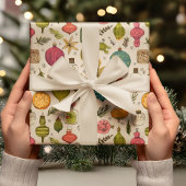 Vintage Ornament Pattern ラッピングペーパー