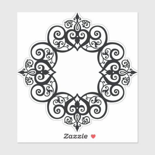 Vintage Ornamental Frame シール (シート)