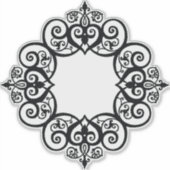 Vintage Ornamental Frame シール (正面)