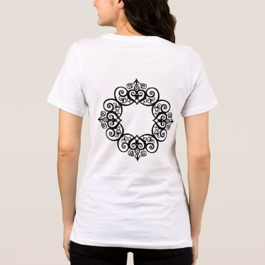 Vintage Ornamental Frame トライブレンドTシャツ (裏面)