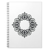 Vintage Ornamental Frame ノートブック (正面)