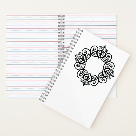 Vintage Ornamental Frame ノートブック (内側)