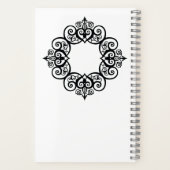 Vintage Ornamental Frame ノートブック (裏面)