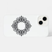 Vintage Ornamental Frame iPhoneケース (裏面横)