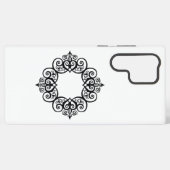Vintage Ornamental Frame Samsung Galaxyケース (裏面横)