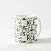 Vintage ornamental seamless pattern. abstract, ara コーヒーマグカップ (正面右)