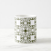 Vintage ornamental seamless pattern. abstract, ara コーヒーマグカップ (中央)