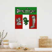 Vintage Ornaments ポスター (キッチン)