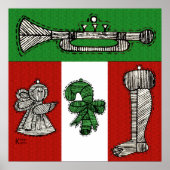 Vintage Ornaments ポスター (正面)