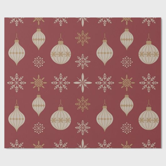 Vintage Ornaments ラッピングペーパー (フラット)