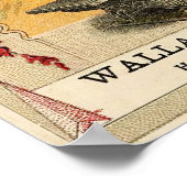 Vintage Ornate Cast Iron Stove Advertising ポスター (角)