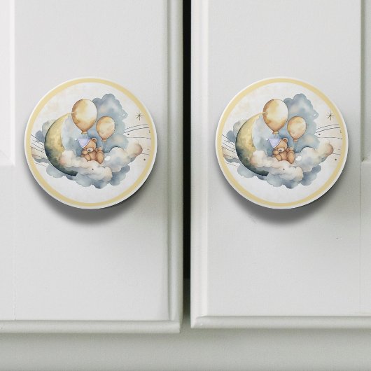 Vintage Over the Moon セラミックノブ