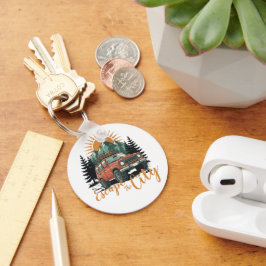 Vintage Overland 4x4 Adventure Escape The City キーホルダー