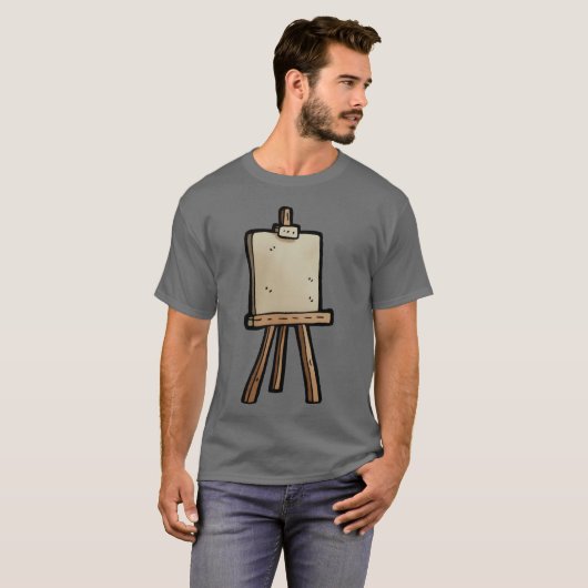 Vintage Paint Easel gift Tシャツ (正面フル)