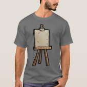 Vintage Paint Easel gift Tシャツ (正面)