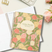 Vintage Painterly Roses Personalized Planner プランナー手帳