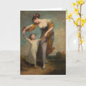 Vintage Painting Mother's Day Card カード (黄色い花)