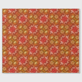 Vintage Paisley Latte Art  ラッピングペーパー (フラット)