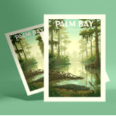 Vintage Palm Bay Florida ポストカード