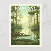 Vintage Palm Bay Florida ポストカード (正面)