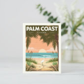 Vintage Palm Coast Florida ポストカード (スタンド正面)