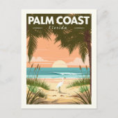 Vintage Palm Coast Florida ポストカード (正面)