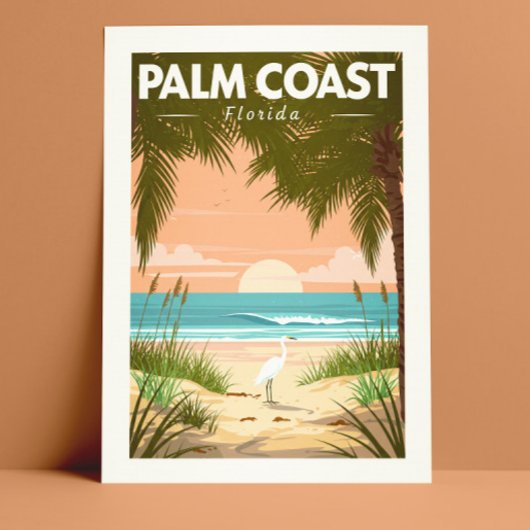 Vintage Palm Coast Florida ポストカード