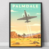 Vintage Palmdale California ポスター
