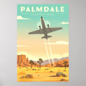 Vintage Palmdale California ポスター (正面)