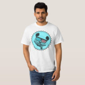 Vintage panda 3-D glasses Tシャツ (正面フル)