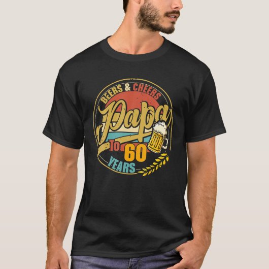 Vintage Papa Beers Tシャツ (正面)