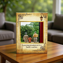 Vintage Paper Design w/ Quote Custom Photo Block  フォトブロック