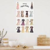 Vintage Paper Dolls, 1 of 2 ポスター (キッチン)
