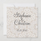 Vintage paper lace wedding  (正面)