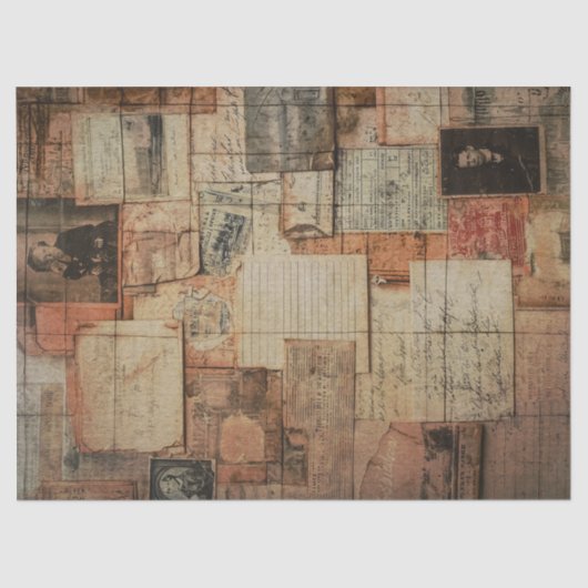 Vintage Papers Decoupage 薄葉紙 (正面)