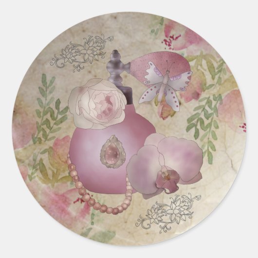 Vintage Parfüm  ラウンドシール (正面)