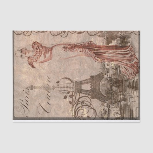 Vintage Paris 薄葉紙 (正面)