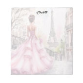 Vintage Paris 2 ノートパッド (正面)