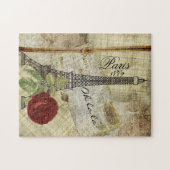 Vintage Paris Design ジグソーパズル (横)