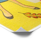 Vintage Paris Fashion Advertisement ポスター (角)