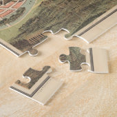 Vintage Paris France Monument Map (1882) ジグソーパズル (側面)