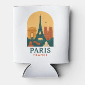 Vintage Paris Notre Dame Cathedral Can Cooler  缶クーラー (正面)
