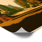 Vintage Parks Old Growth Art ポスター (角)