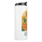 Vintage Parthenon Thermal Tumbler - Athens Greece  タンブラー (回転左)