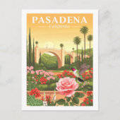 Vintage Pasadena California ポストカード (正面)