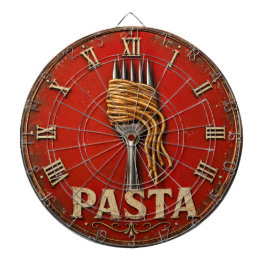 Vintage Pasta Italian Kitchen Rustic Spaghetti Far ダーツボード