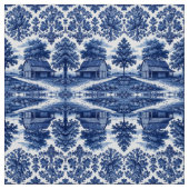 Vintage Pastoral Landscape French Country Pattern  ファブリック (見本)