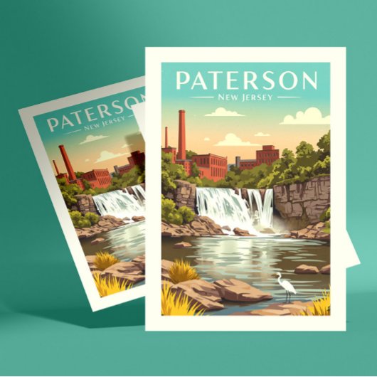 Vintage Paterson New Jersey ポストカード