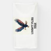 Vintage Patriotic Eagle 4th of July Banner 横断幕 (縦)
