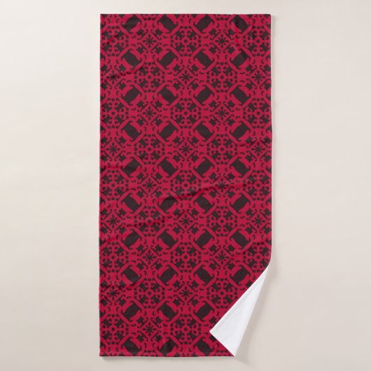 Vintage pattern art designabstract, antique, arabe バスタオル (バスタオル)